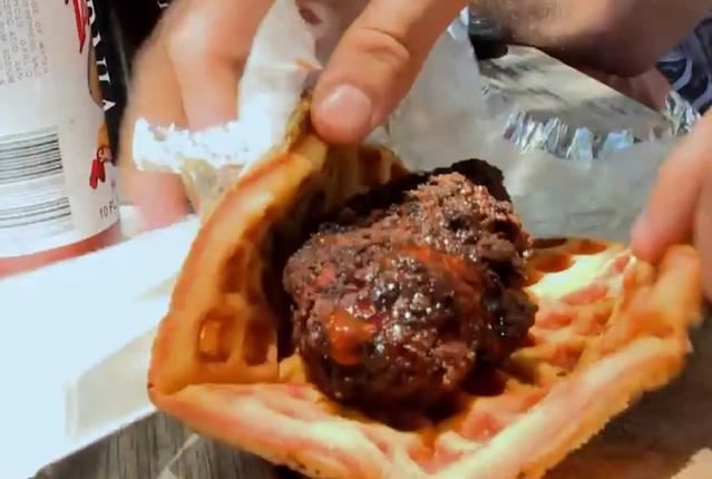 Waffle cart