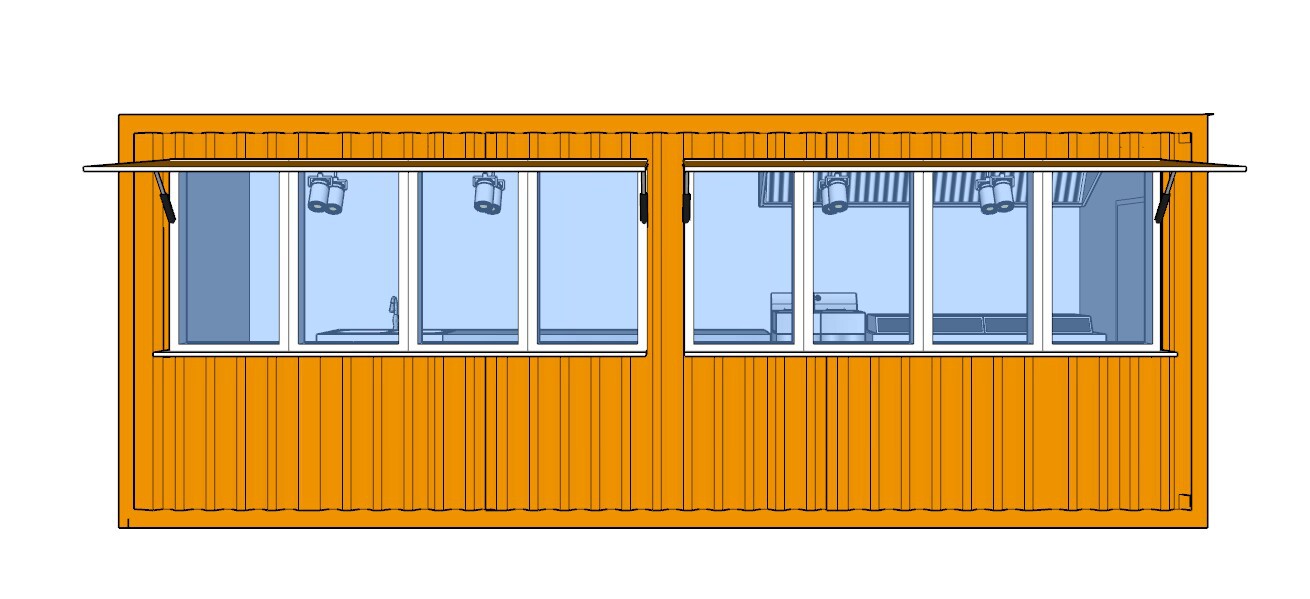shipping container restaurant